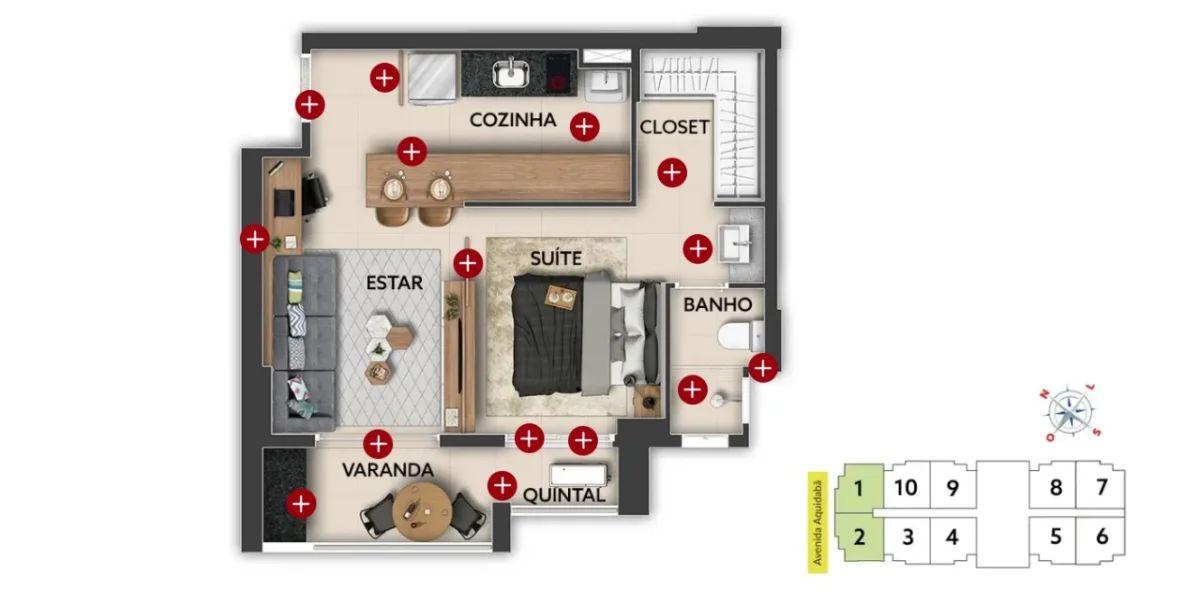 Apartamento Moderno Patriani à Venda em Campinas-SP – Sofisticação e Conforto! - Atual & Lima Imoveis