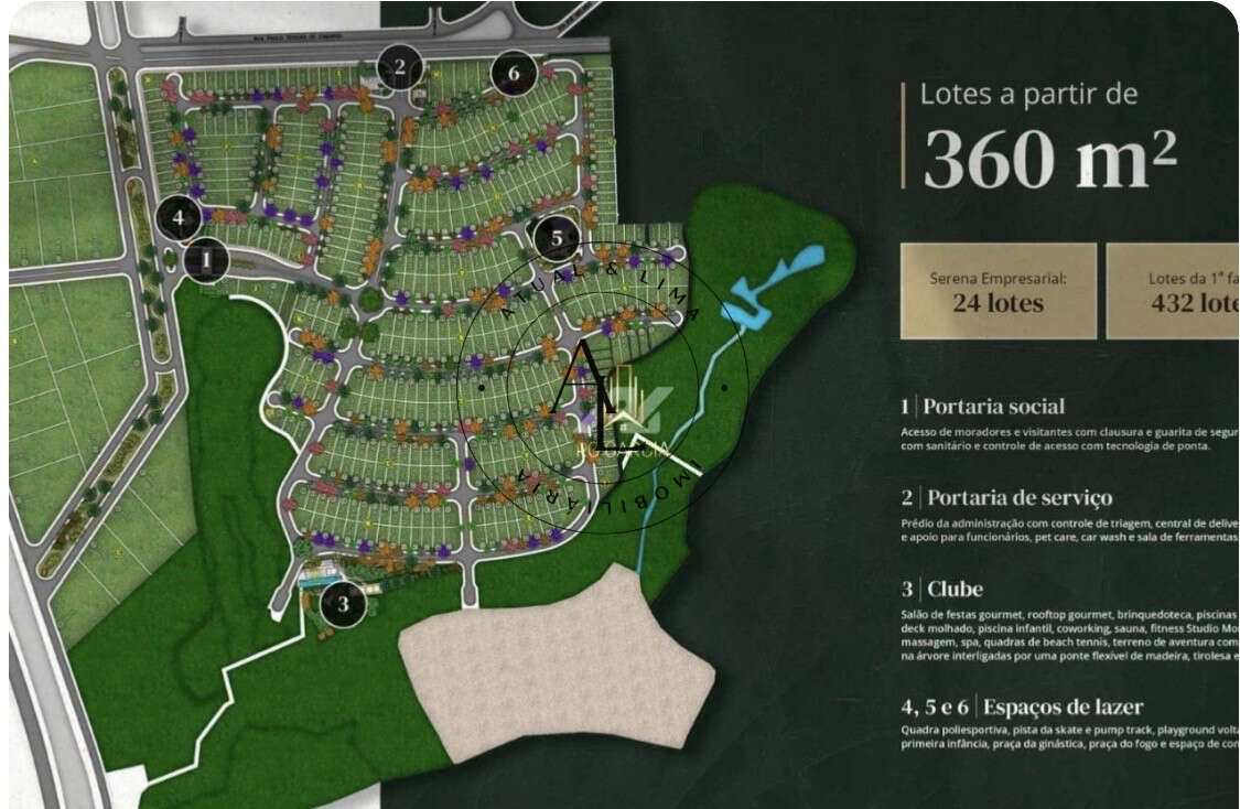 Terreno em Condomínio à venda em Campinas, Loteamento Alphaville Campinas, 360m² - Atual & Lima Imoveis